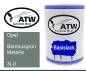 Preview: Opel, Bambusgrün Metallic, 3LU: 500ml Lackdose, von ATW Autoteile West.